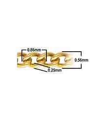 cadena de bordillo 0.85mm x 0.56mm GF