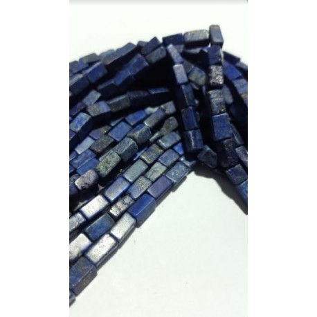 Lapislázuli Rectangular liso de 7x4.5mm
