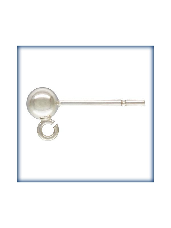 Aro Bolita con Argolla, Par