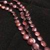 Perla coin color burdeo, 9mm