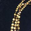 Perla coin color mostaza, 12mm