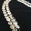 Cuarzo Cristal con forma Coin lisa, 15x15
