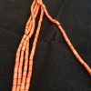 Jaspe rojo con forma de tubo liso, 5x3