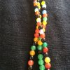 Piedra agata con forma de bolita lisa mix colores