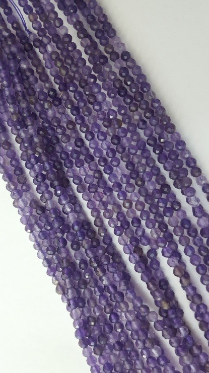 Amatista Facetada 3mm