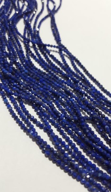Lapislázuli bolita facetada 2mm