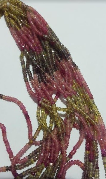 Turmalina Rueda facetada 3x2mm