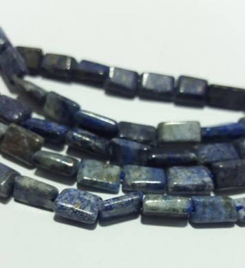 Lapislázuli rectangular lisa plana 9x5.5x3mm