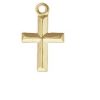 Chiche Cruz plana 7x10mm