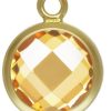 Chiche Zircón Champagne 6mm