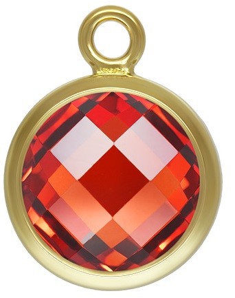 Chiche Zircón Color Ruby 6mm