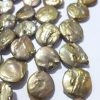 Perla cultivada Coin verde