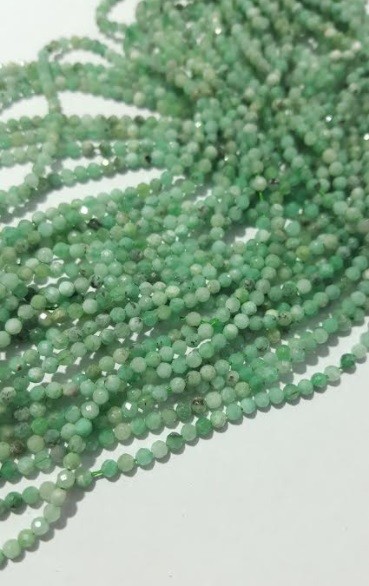 Ruby verde 2.5mm facetado