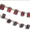 Granate rectangular facetado 7x5x4 mm