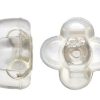 Par Tuerca presión AG con silicona tope. 6mm