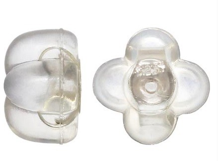Par Tuerca presión AG con silicona tope. 6mm
