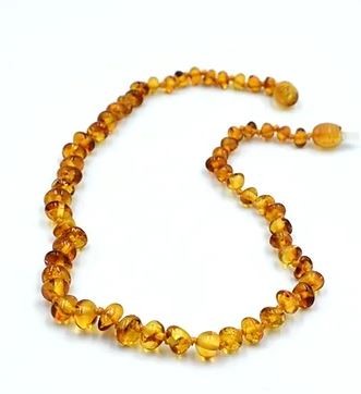 COLLAR AMBAR COLOR COÑAC