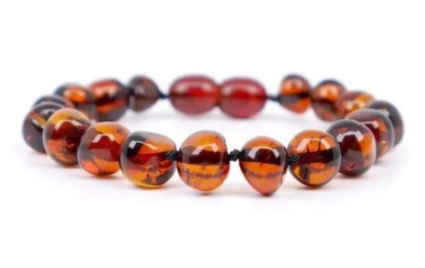 COLLAR AMBAR COLOR CHERRY