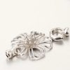 BROCHE DISEÑO FLOR CON CASQUILLA