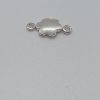 Flor doble argolla lisa AG