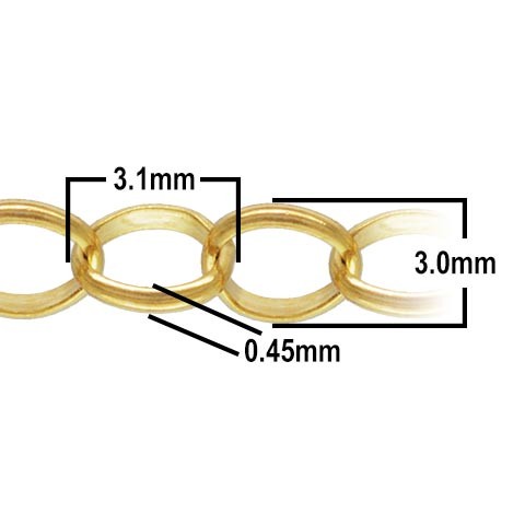 CADENA 0.45mm x 3.0mm x 3.1mm GF