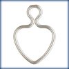 Corazón de alambre de 10 mm con anillo AG