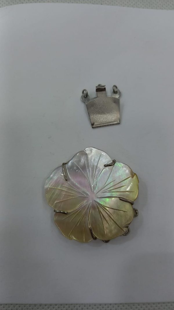 Broche Nacar Flor