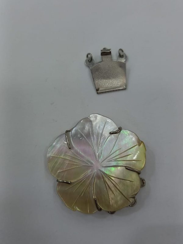 Broche Nacar Flor