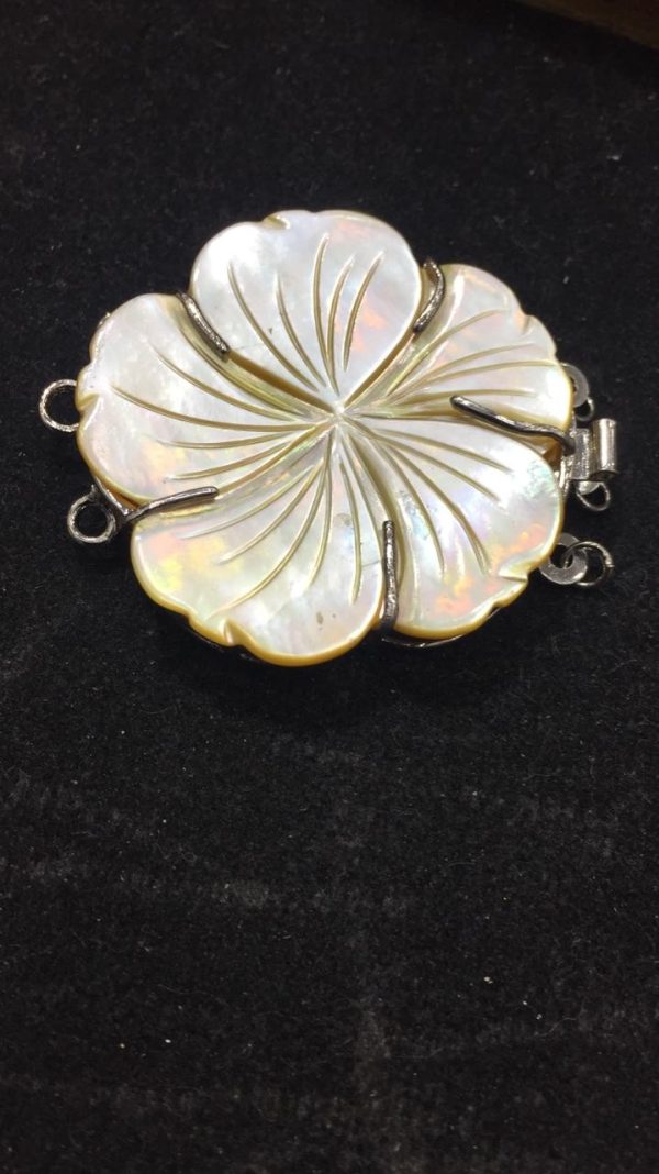 Broche Nacar Flor
