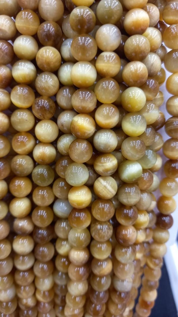 OJO DE TIGRE AMARILLO 4MM