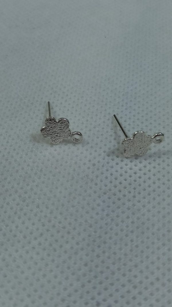 Aros con Argolla Flor AG